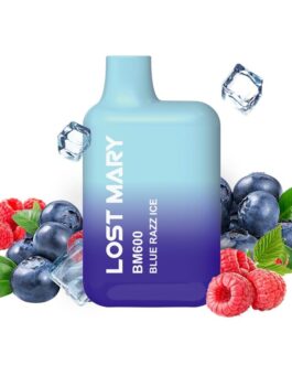 LOST MARY – BM600 NICOTINA VAPER 2% MONOUSO BLUE RAZZ ICE