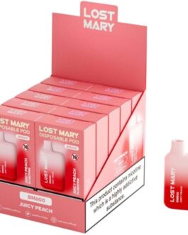 LOST MARY – BM600 NICOTINA VAPER 2% MONOUSO JUICY PEACH