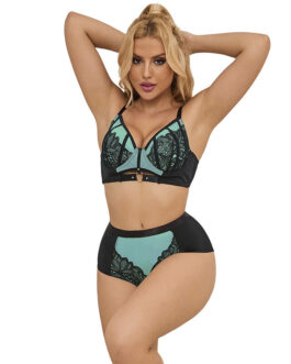SUBBLIME – 955564 REGGISENO IN VERNICE VERDE CON CERNIERA IN RETE L/XL