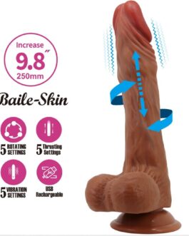 BAILE - CALISTO DILDO REALISTICO 24 CM CARNE