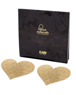 BIJOUX – INDISCRETS COPRI CAPEZZOLI FLASH CUORE DORATO