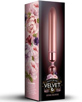 ROCKS-OFF – VIBRANTE BULLET TOUCH OF VELVET ROSE BLOOM 10 VELOCITÀ