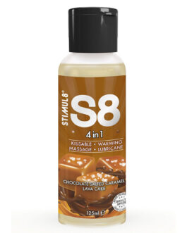 STIMUL8 – S8 LUBRIFICANTE 4 IN 1 AL CIOCCOLATO E CARAMELLO SALATO 125 ML