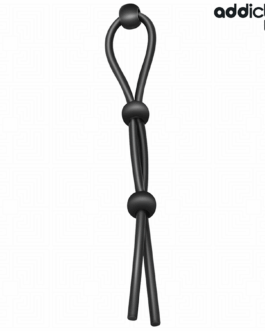 ADDICTED TOYS – CORDA IN SILICONE PER IL PENE A TRIPLO ANELLO