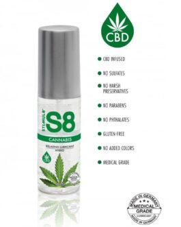STIMUL8 – S8 LUBRIFICANTE IBRIDO ALLA CANNABIS 50 ML