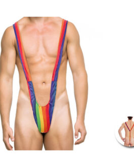 PRIDE – TRIKINI UOMO CON BANDIERA ARCOBALENO
