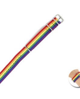 PRIDE - BRACCIALETTO CON BANDIERA ARCOBALENO