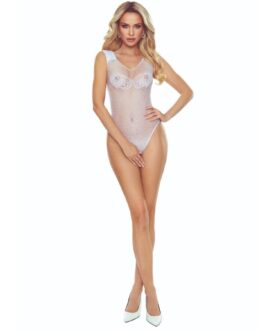 PASSION – BS109 BODYSTOCKING A FARFALLA BIANCA