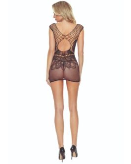 PASSION – BS111 BODYSTOCKING IN PIZZO NERO