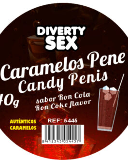 DIABLO PICANTE – 20 CARAMELLE PER PENE AL GUSTO RON COLA