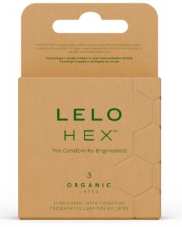 LELO – PRESERVATIVI ORGANICI HEX CONFEZIONE DA 3 UNITÀ