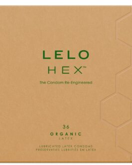 LELO – PRESERVATIVI ORGANICI HEX CONFEZIONE DA 36 UNITÀ