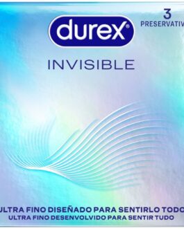DUREX – PRESERVATIVI INVISIBILI ULTRA SOTTILI 3 UNITÀ