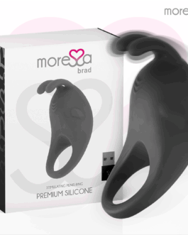 MORESSA – BRAD PREMIUM SILICONE RICARICABILE NERO