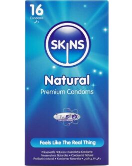 SKINS – PRESERVATIVI NATURALI PREMIUM CONFEZIONE DA 16