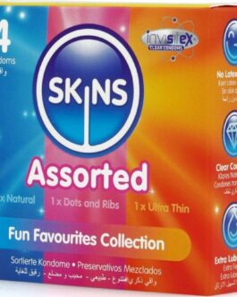 SKINS – CONFEZIONE DA 4 PRESERVATIVI ASSORTITI PREMIUM