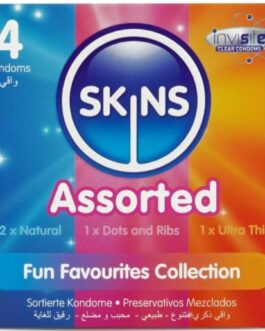 SKINS – CONFEZIONE DA 4 PRESERVATIVI ASSORTITI PREMIUM