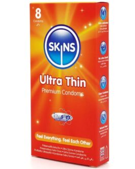SKINS – PRESERVATIVI ULTRA SOTTILI PREMIUM CONFEZIONE DA 8