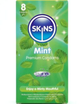SKINS – PRESERVATIVI PREMIUM ALLA MENTA CONFEZIONE DA 8