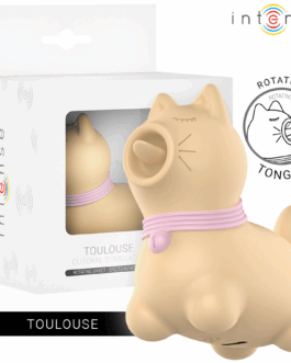 INTENSE – STIMOLATORE TOLOSA CON LINGUA ROTANTE A 360° GIALLO