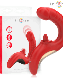 INTENSE – PAULINA VIBRATORE E STIMOLATORE A FORMA DI U ROSSO
