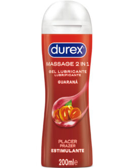 DUREX – GEL LUBRIFICANTE DA MASSAGGIO STIMOLANTE AL GUARANÀ 200 ML