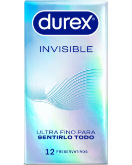 DUREX – PRESERVATIVI INVISIBILI ULTRA SOTTILI 12 UNITÀ