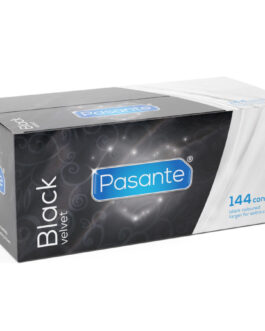 PASANTE - PRESERVATIVI IN VELLUTO NERO SCATOLA DA 144 UNITÀ