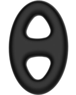CRAZY BULL – ANELLO DOPPIO OVALE IN SILICONE