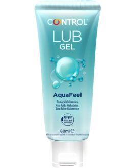 CONTROL – LUBRIFICANTE AQUAFEEL CON ACIDO IALURONICO 80 ML