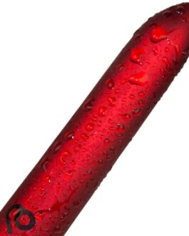 ROCKS-OFF – PROIETTILE VIBRANTE RICARICABILE ROSSO PAPAVERO