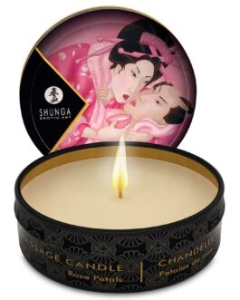 SHUNGA – MINI CARESS BY CANDELIGHT CANDELA DA MASSAGGIO ROSE 30 ML