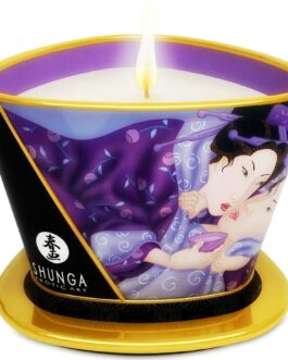 SHUNGA – MINI CARESS BY CANDELIGHT CANDELA DA MASSAGGIO AI FRUTTI ESOTICI 170 ML