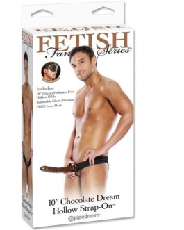 FETISH FANTASY SERIES – ARNÉS HUECO AJUSTABLE CHOCOLATE 22 CM