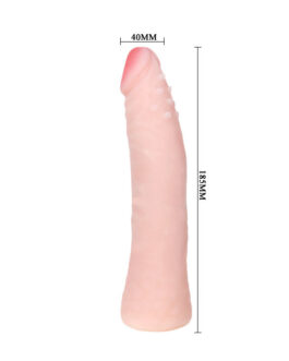 BAILE – DILDO IN SILICONE REALISTICO CON TOCCO DELLA PELLE 19 CM COLORE CASUALE DELLA SCATOLA