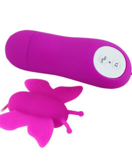 BAILE – LOVE EGGS STIMOLATORE CLITORIDE A FARFALLA 12 VELOCIT TELECOMANDO LILLA