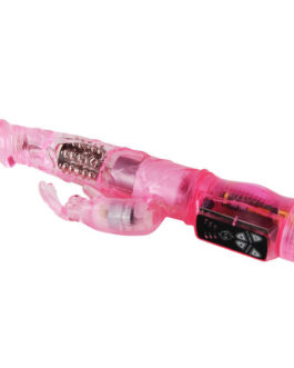 BAILE – MINI ROTATORE CONIGLIO ROSA CON SUPERSTIMOLATORE