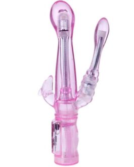 BAILE – VIBRATORE FLESSIBILE CON STIMOLATORE ANALE