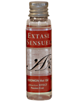 EXTASE SENSUAL – OLIO DA MASSAGGIO EFFETTO CALORE AI FEROMONI DEL FRUTTO DELLA PASSIONE DA VIAGGIO 35 ML