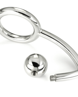 METAL HARD – ANELLO COCK RING CON GANCIO INTRUDER ANALE 45MM