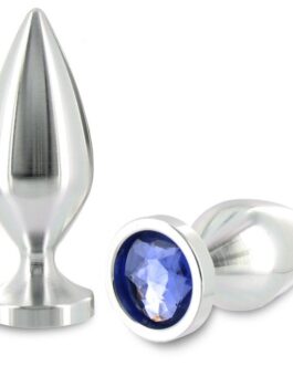 METAL HARD – PLUG ANALE METALLO ALIMINIO COLORE CRISTALLO PICCOLO 5.71 CM