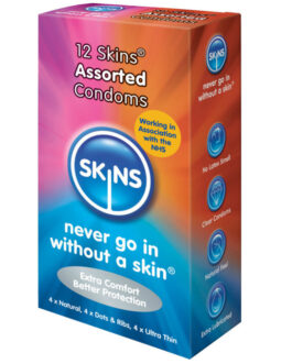 SKINS – PELLI PRESERVATIVI ASSORTITI 12 PACK