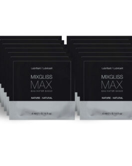 MIXGLISS – MAX DILATATORE ANALE LUBRIFICANTE CONFEZIONE 12 MONODOSE 4ML