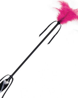 SECRETPLAY – WHIP & FEATHER NERO E FUCSIA