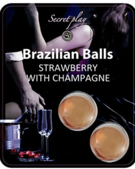 SECRETPLAY – SET DI PALLINE BRASILIANE FRAGOLA E CHAMPAGNE