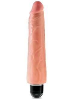 KING COCK – VIBRATORE REALISTICO RIGIDO 23 CM – NATURALE