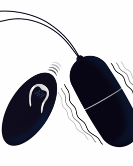 INTENSE – FLIPPY I UOVO VIBRANTE CON TELECOMANDO NERO