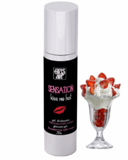 EROS-ART – SENSATTION LUBRIFICANTE NATURALE FRAGOLE CON CREMA 50 ML