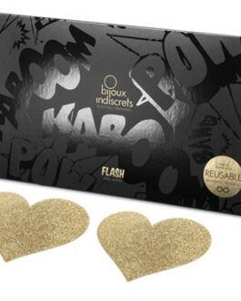 BIJOUX – INDISCRETS COPRI CAPEZZOLI FLASH CUORE DORATO