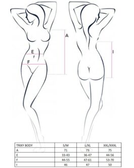 PASSION – WOMAN TRIXY TEDDY NEGRO TALLA L/XL